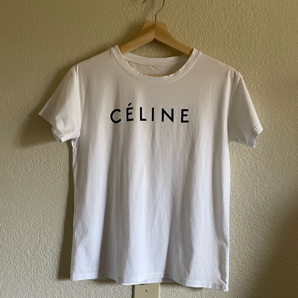 NEW - Replica Céline White Tee